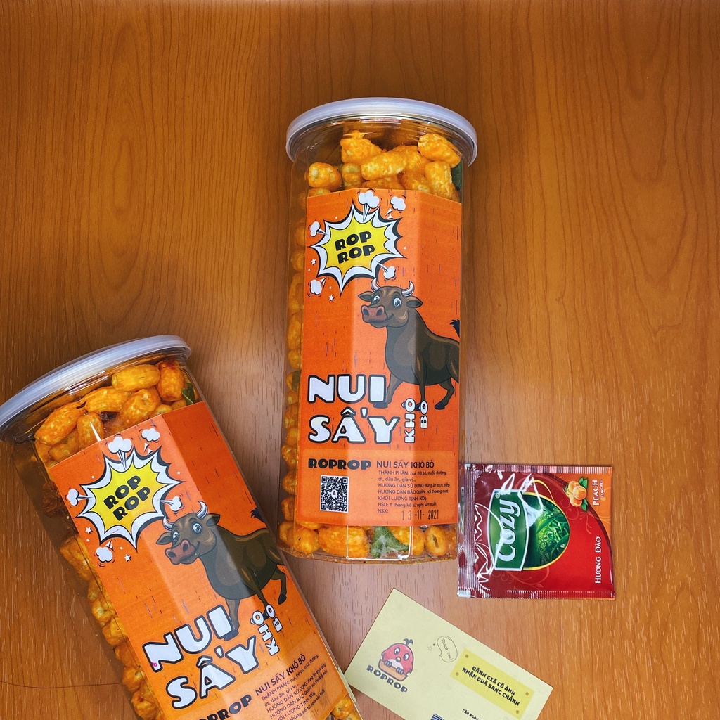 [Mã GROXUAN1 giảm 8% đơn 150K] Nui Sấy Khô Bò Roprop Hũ Pet 300g | BigBuy360 - bigbuy360.vn