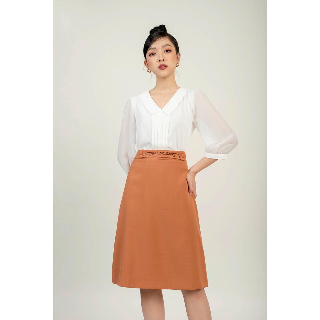 Zuýp A Thêu Cạp MMOutfit M-JU060121037