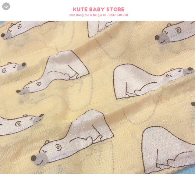 Sét 10 Khăn xô sữa Aden + Anais cho bé trai/ bé gái