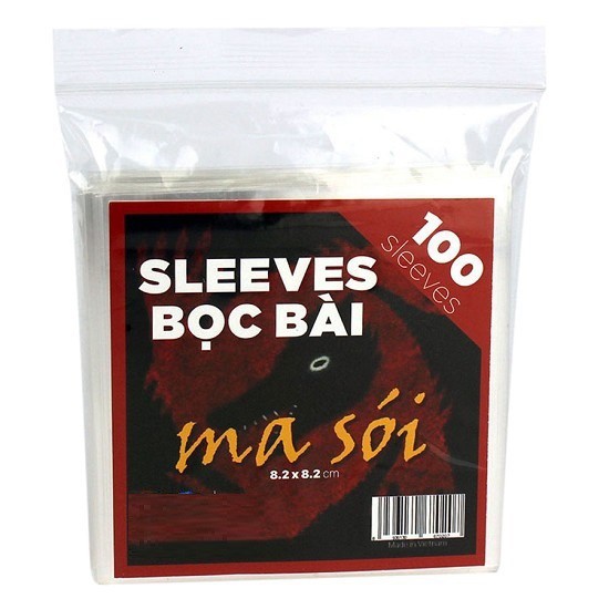 Thẻ Sleeves bọc bài Ma sói Character 8.2 x 8.2 cm - 100 cái  Z4291