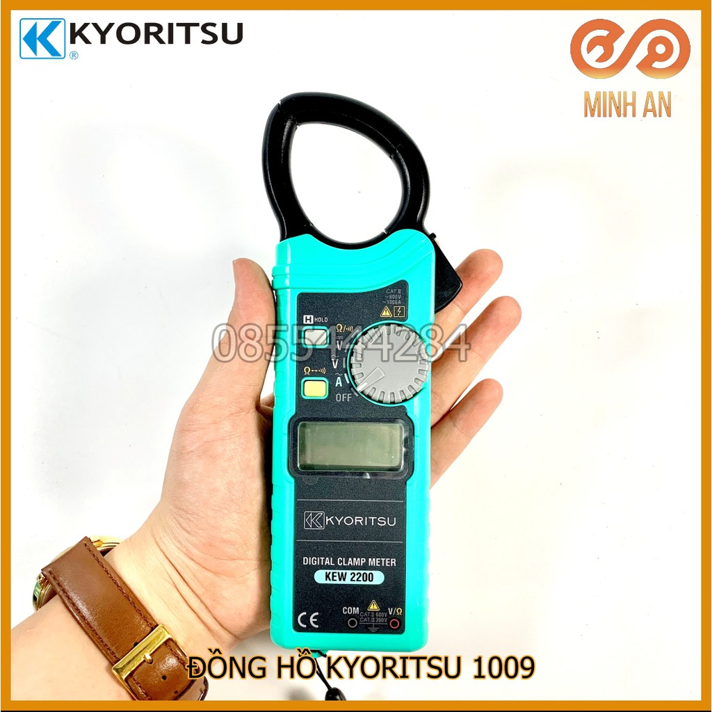 Ampe kìm Kyoritsu 2200 [HÀNG CHÍNH HÃNG] GIÁ TỐT - Bảo hành 12 tháng