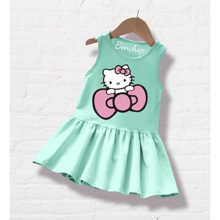 Đầm Thun Cotton Bé Gái 12kg -44kg