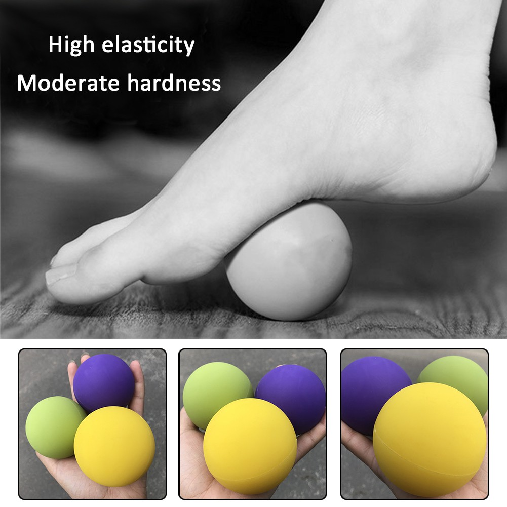 Bóng silicone massage cơ bắp tập yoga vật lý trị liệu