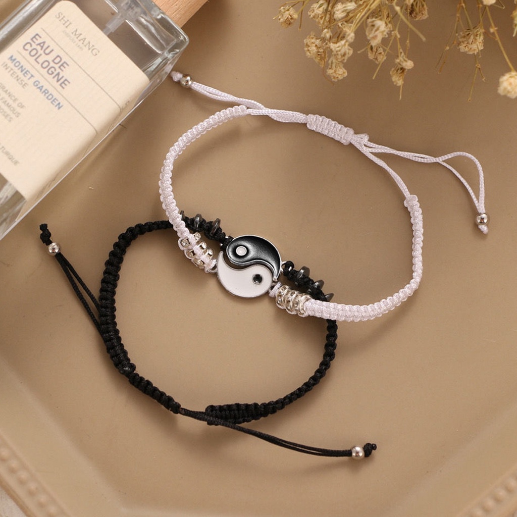 Set 2 Vòng Tay Mặt Trời Và Mặt Trăng Cho Cặp Đôi