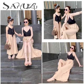 Set mẹ bé 2 dây xẻ tà