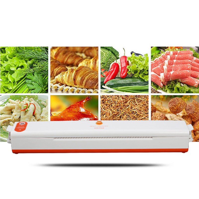 ARIN 10V/220V Household Food Vacuum Sealer Vacuum Packer Film Sealer with 10Pcs Bags