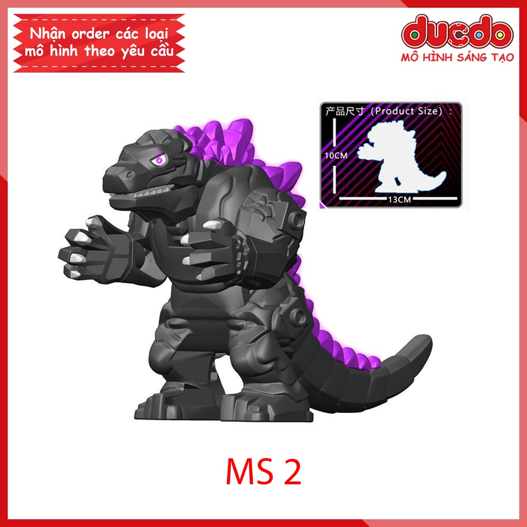 Bigfig Chúa Tể Godzilla khổng lồ - Đồ chơi Lắp ghép Xếp hình Mini Minifigures Big Fig KF
