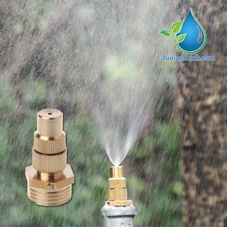 10 Béc đồng tưới phun sương, tưới Lan ren ngoài 21, điều chỉnh lưu lượng bán kính tưới