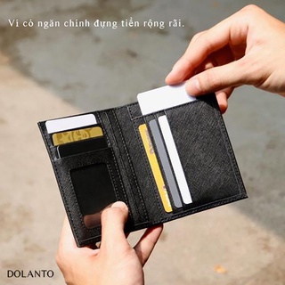 Ví da DOLANTO BRAND® Basic Saffiano Wallet