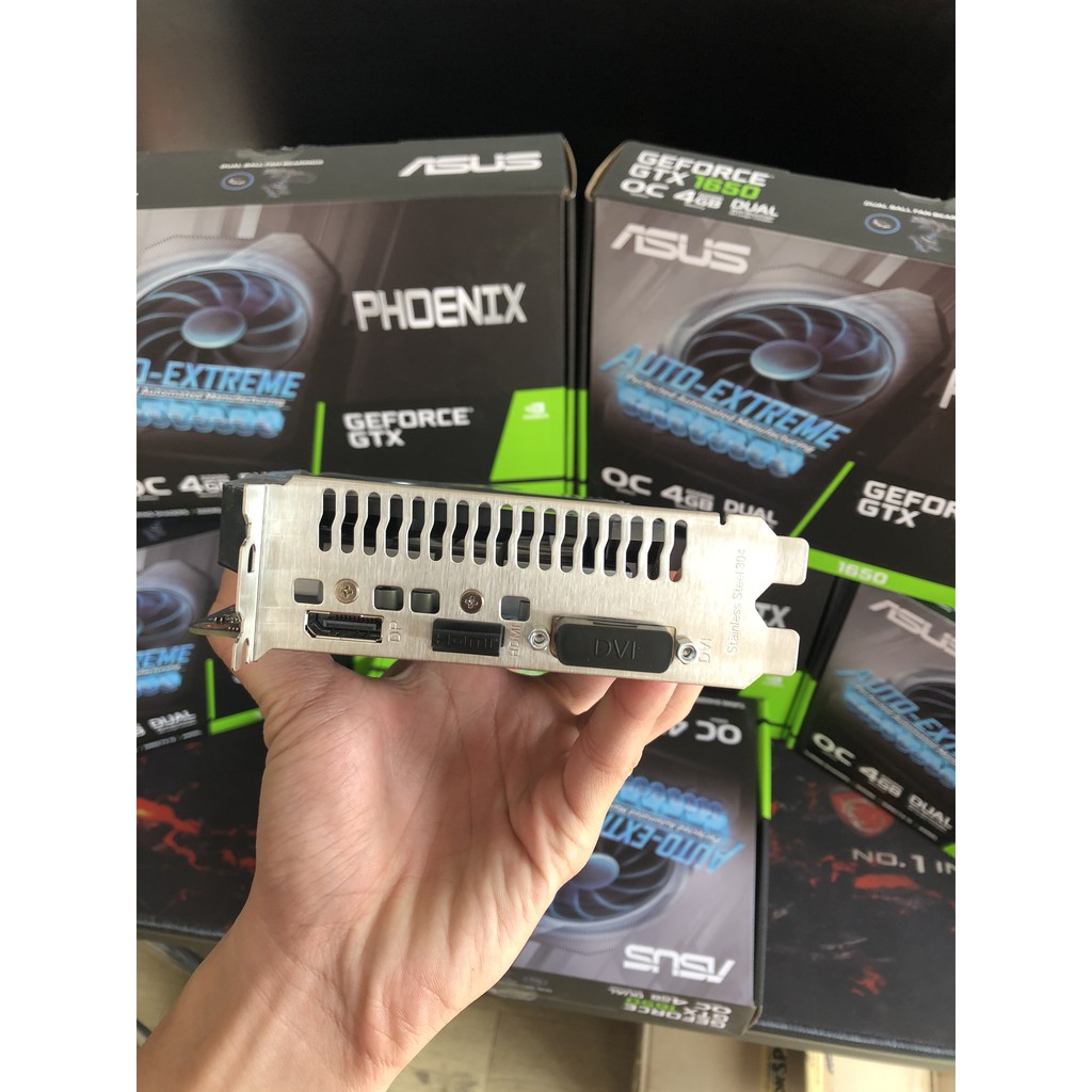 Card màn hình Asus GTX 1650 4GB D6 bản 1fan, likenew, bảo hành 1/2024 | BigBuy360 - bigbuy360.vn