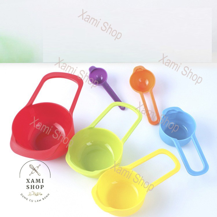 Dụng Cụ Làm Bánh Cup Đong Làm Bánh Thìa Định Lượng Làm Bánh Xamishop