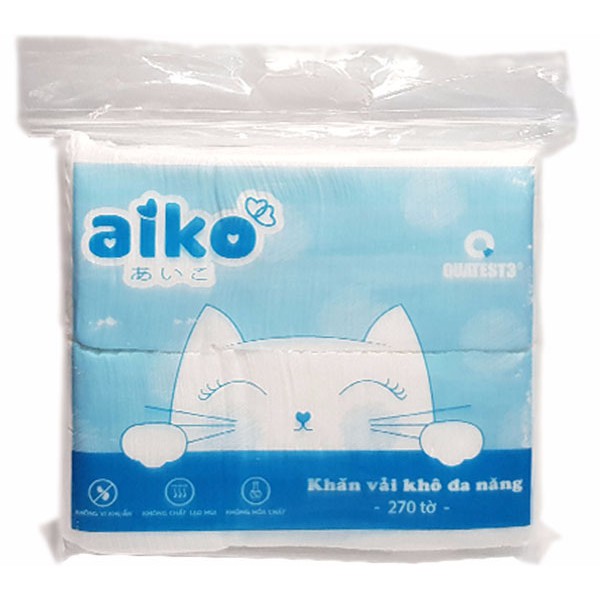 KHĂN VẢI KHÔ ĐA NĂNG AIKO - GÓI 300G