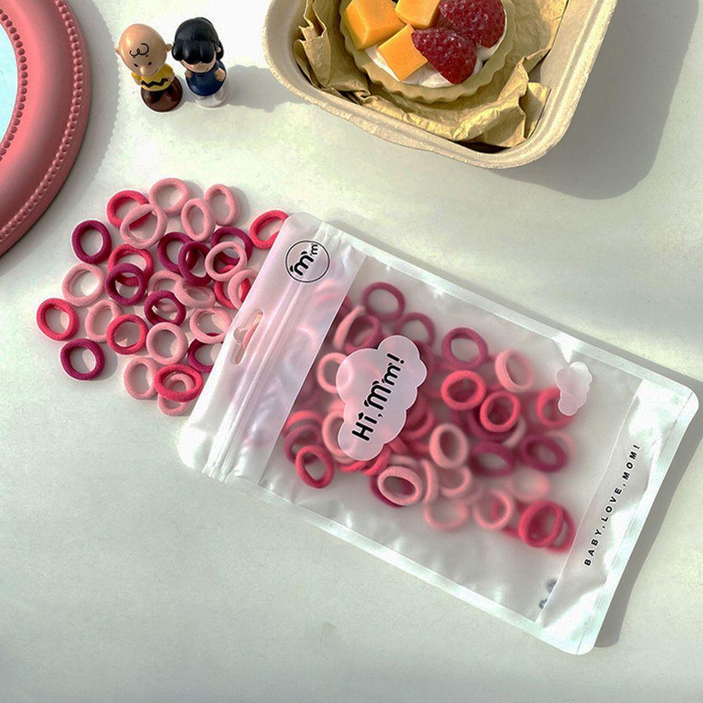 VANES1 Dây Buộc Tóc Cao Su Nylon Màu Trơn Co Giãn Thời Trang Thu Đông Dành Cho Nữ