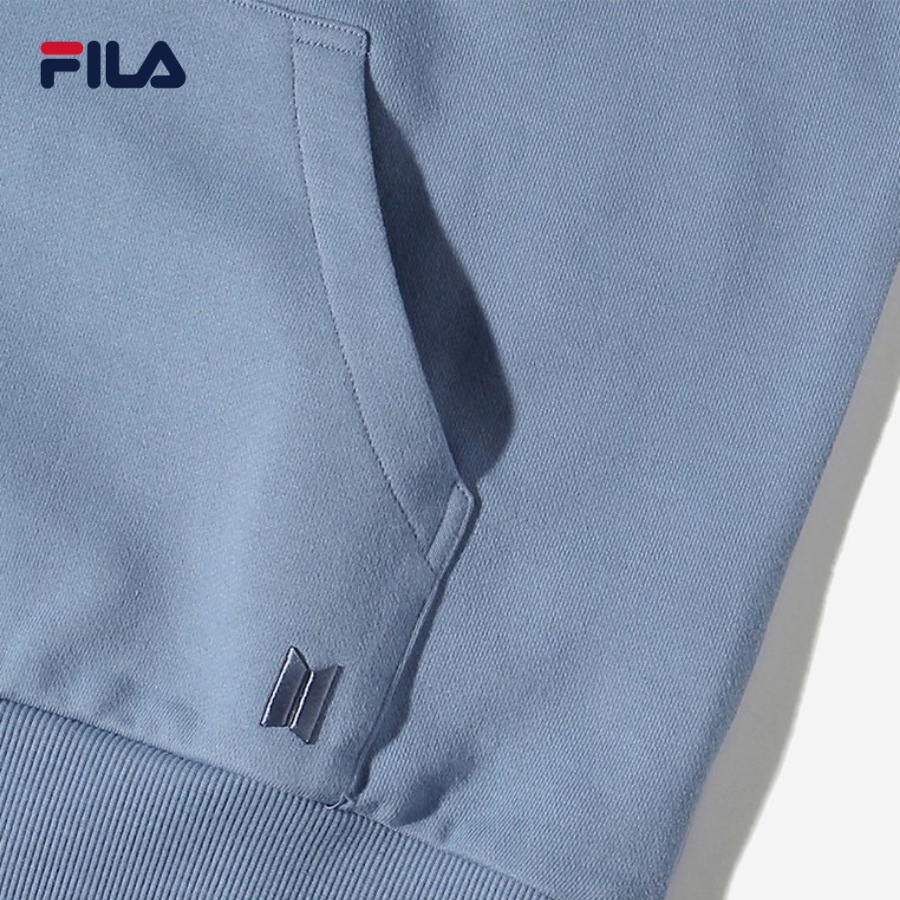 Áo khoác hoodie tay dài có nón unisex Fila x BTS Now On Man-To-Man - FS2POD2B31X-CTR