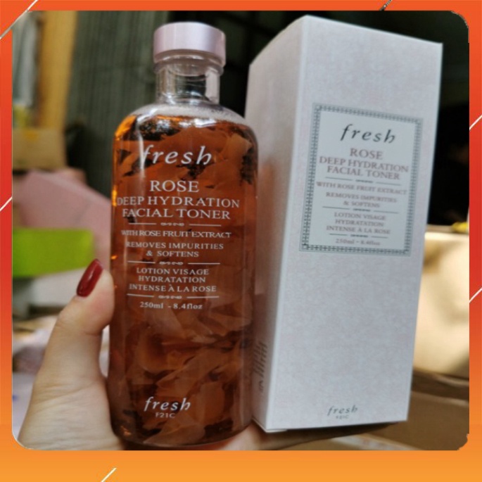 Nước Hoa Hồng Toner Fresh Rose Deep Hydration 250ml