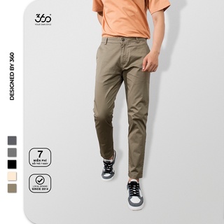 Quần kaki nam 360 BOUTIQUE dáng dài thời trang - QKLTK203