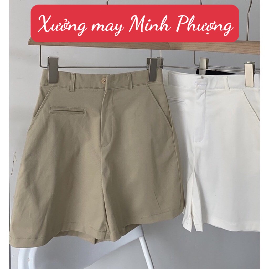 [Mã FAMARAL1 giảm 10K đơn 50K] QUẦN SHORT KAKI TÚI BỔ CƠI SIÊU XINH