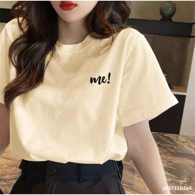 Áo thun in chữ me đơn giản trẻ trung phù hợp mọi độ tuổi mẫu mới phong cách Hàn Quốc cực xinh bán chạy giá rẻ