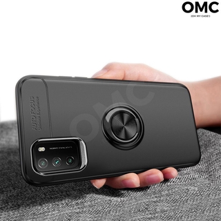 Ốp Lưng Có Vòng Nhẫn Nam Châm Đỡ Điện Thoại Xoay 360 Độ Cho Xiaomi Poco M3
