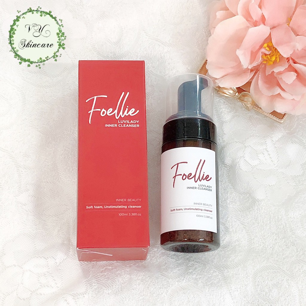 Dung dịch vệ sinh vùng kín foellie Luvilady Inner Cleanser chính hãng hàn quốc