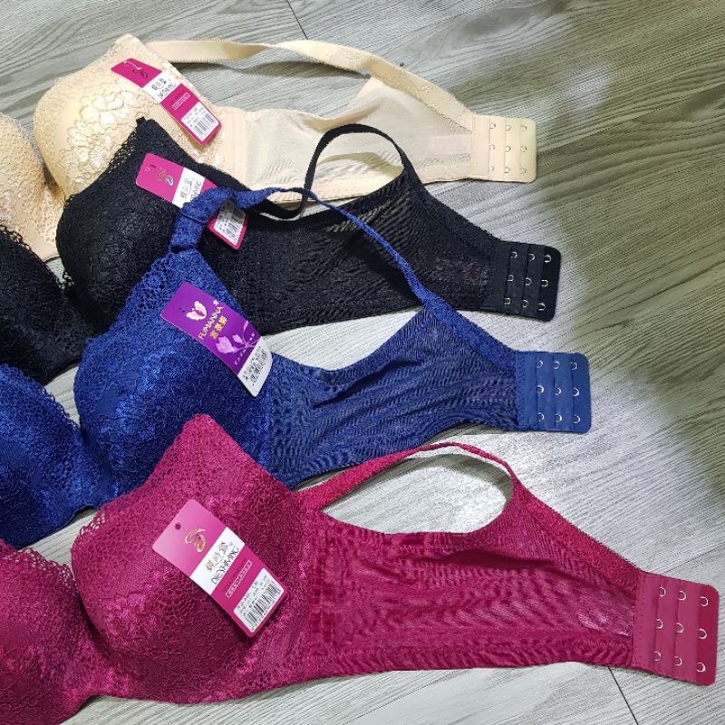 áo lót 811 ren đệm mỏngchất ren sợi tre bên trong lót cổ totton vi đeo thật em tự quay acó video thật a