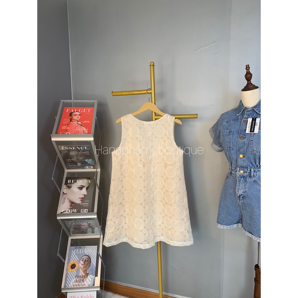 Váy ren cao cấp , đầm ren xòe ( Thời trang thiết kế đủ size S,M,L) &quot;ảnh thật chụp 100%&quot;