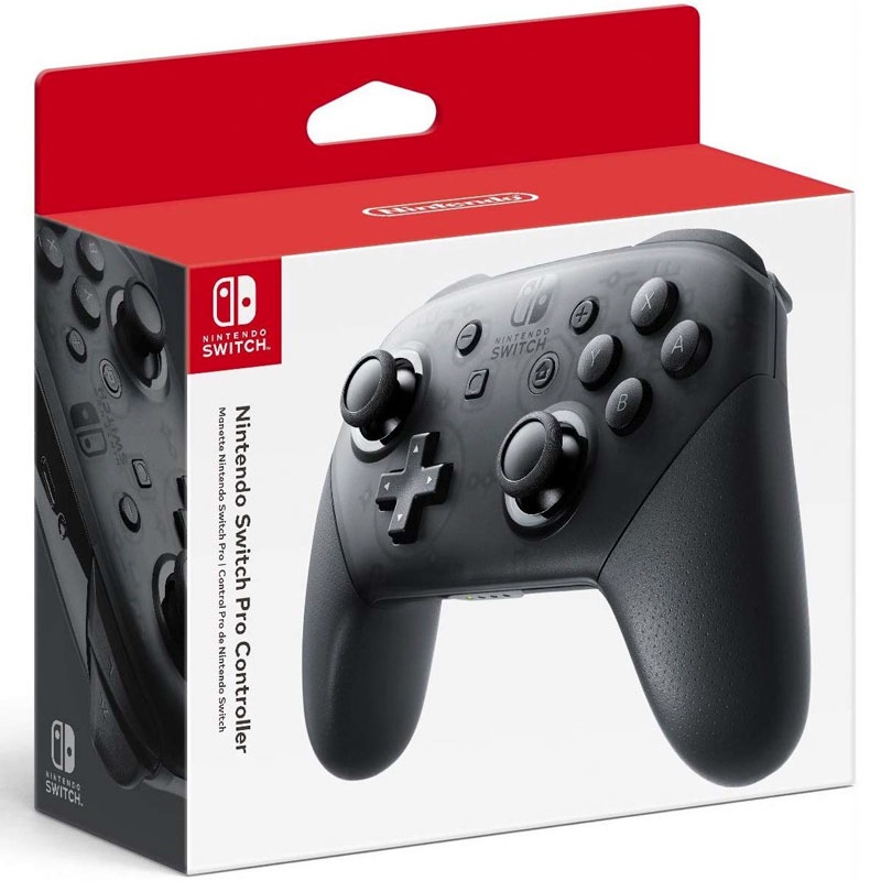 Tay cầm không dây Pro Controller phiên bản màu đen chính hãng Nintendo