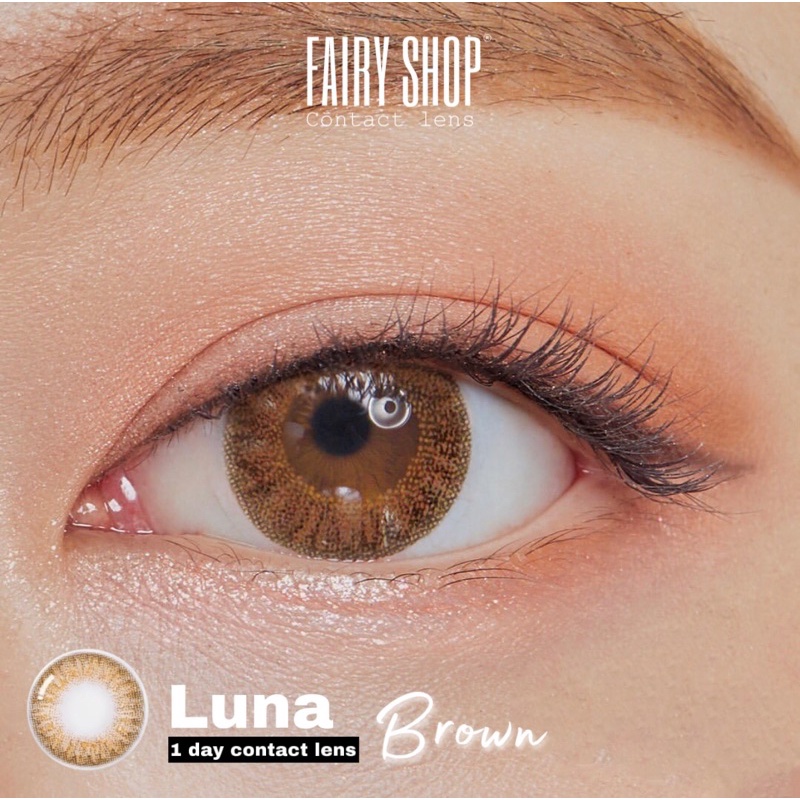 Lens 1 Ngày Luna Brown - Kính Áp Tròng 1 Ngày FAIRY SHOP CONTACT LENS