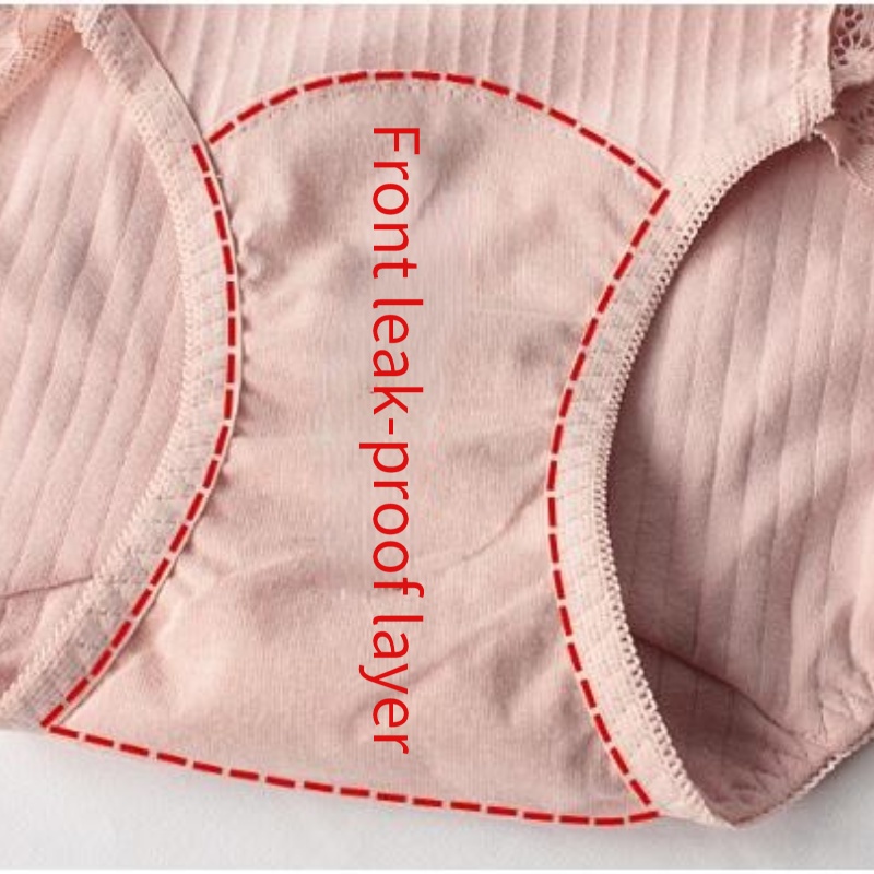 Quần Lót Sinh Lý Vải Cotton Phối Ren Lưng Cao Cho Sinh Lý