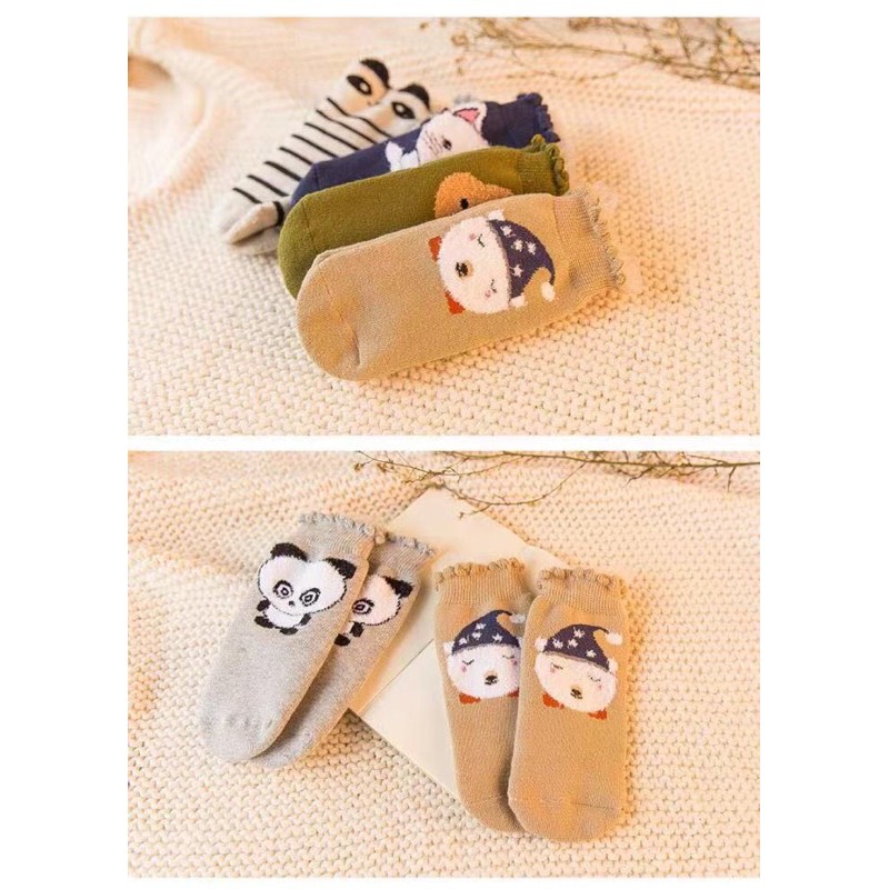 Bonstore tất cho bé tất lưới Cotton đi mùa hè của trẻ em