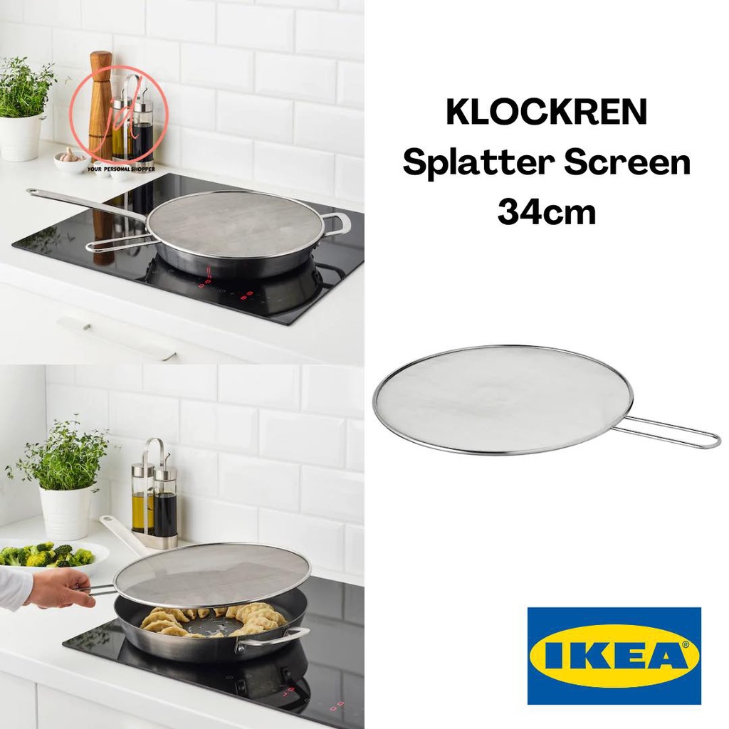 Vung Chảo Chắn Dầu Mỡ Klockren IKEA Chính Hãng 33cm