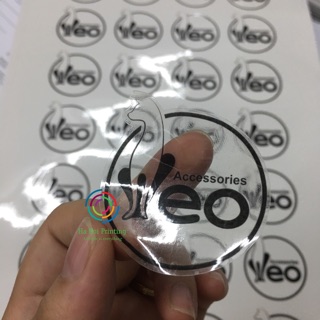 Combo tem trong diecut hình theo yêu cầu