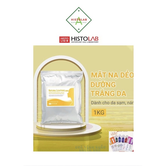 Mặt nạ trắng da bột dẻo cao cấp Natural white modeling mask