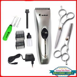 Tông đơ cắt tóc gia đình Codol CHC 530 kèm bộ kéo ,lấy dáy tai có đèn