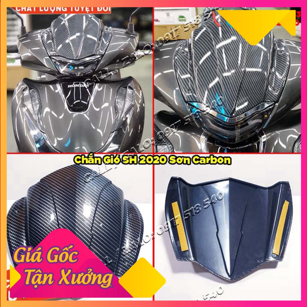 🥇 Chắn Gió SH 2020 Sơn Carbon (New!) 🥇 (Ảnh Sp thật)