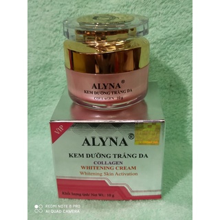 Kem trắng da collagen alyna 10g