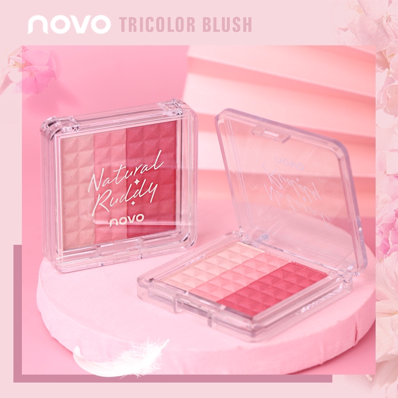 Phấn má hồng Novo 4 màu trang điểm lâu trôi | BigBuy360 - bigbuy360.vn