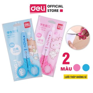 KÉO DELI 2 MÀU XANH - HỒNG E6021