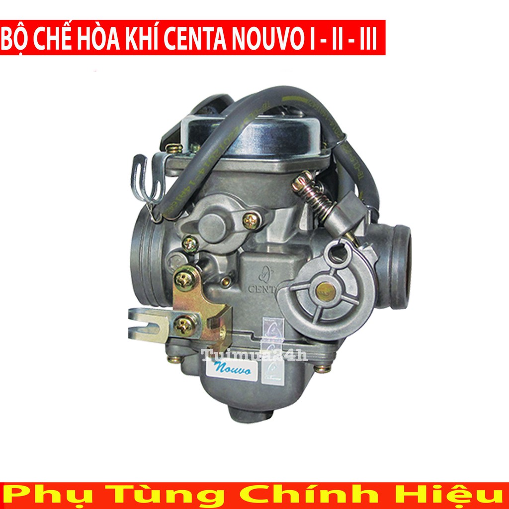 BỘ CHẾ HÒA KHÍ XE TAY GA CENTA Nouvo 1, Nouvo 2, Nouvo 3