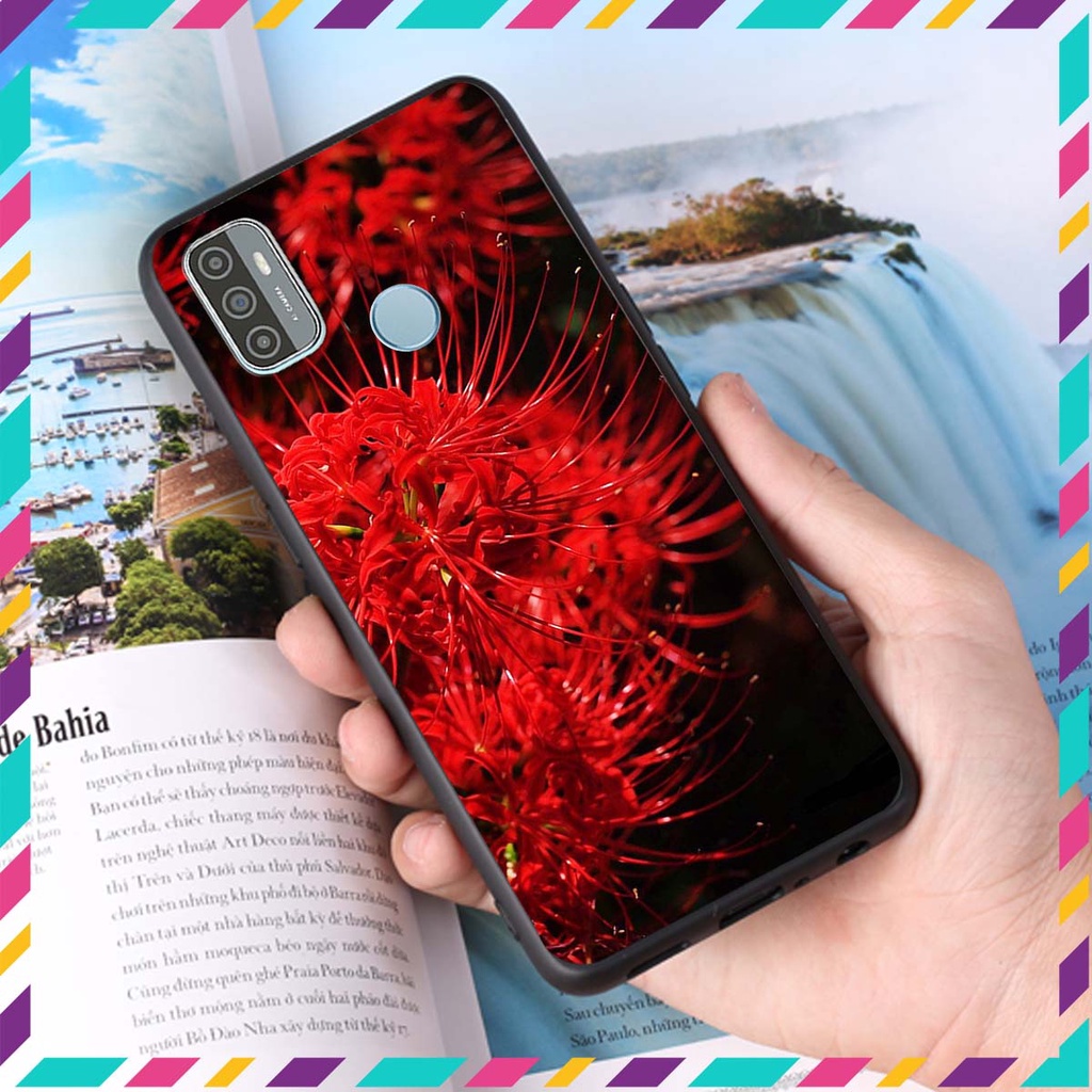 Ốp lưng Oppo A53 in hình hoa xinh xắn, hiện đại , thời trang ,phong cách