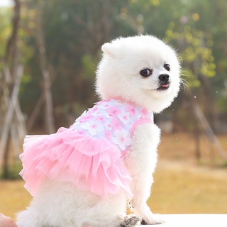 Váy hoa anh đào điệu đà cho thú cưng