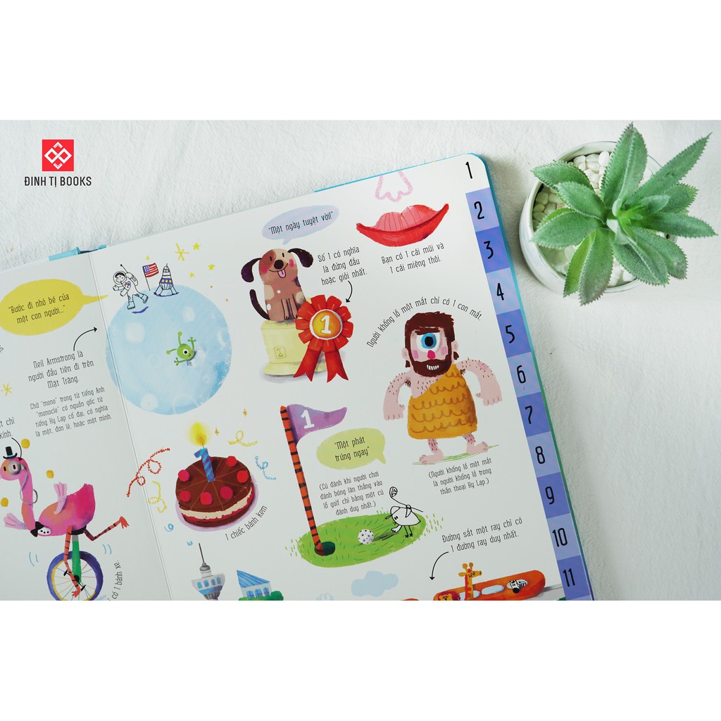 Sách - Big Book of numbers - Cuốn sách khổng lồ về các con số
