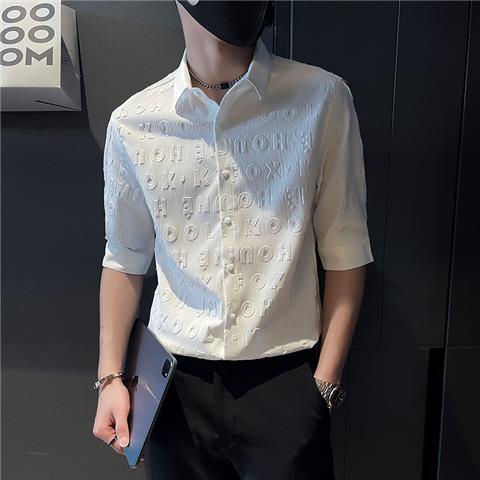 Áo Sơ Mi Tay Ngắn Phong Cách Đường Phố Thời Trang Mùa Hè Chất Lượng Cao Cho Nam