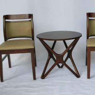 Bàn Tròn Chân Sao Đường Kính 60cm Gỗ Cao Su Xuất Khẩu