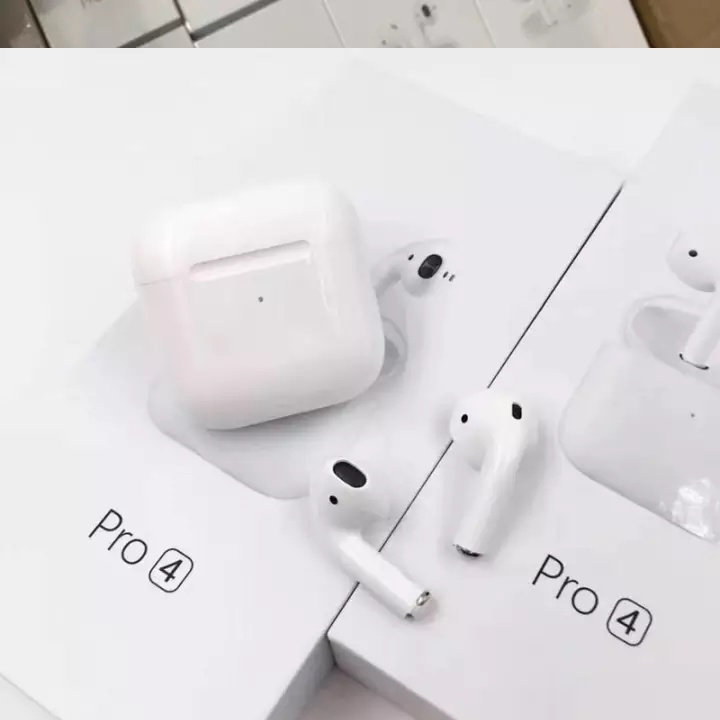 Tai nghe bluetooth,tai nghe ko dây PRO 4 thích hợp cho ip,bản quốc tế cao cấp và mới nhất 2021