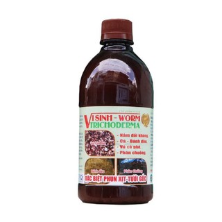 Chế phẩm vi sinh WORM TRICHODERMA Bacillus chai 500ml