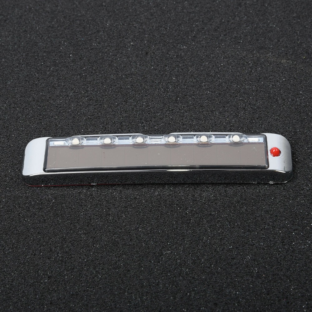 Car Solar Emergency Mini LED Light Bar Car Door Warning LED Side Signal Blinker Strobe Light Bar