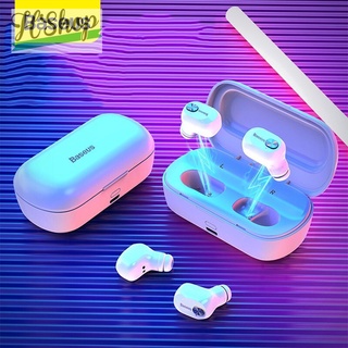 Tai nghe bluetooth TWS có dock chính hãng Baseus Encok True Wireless Earphones W01