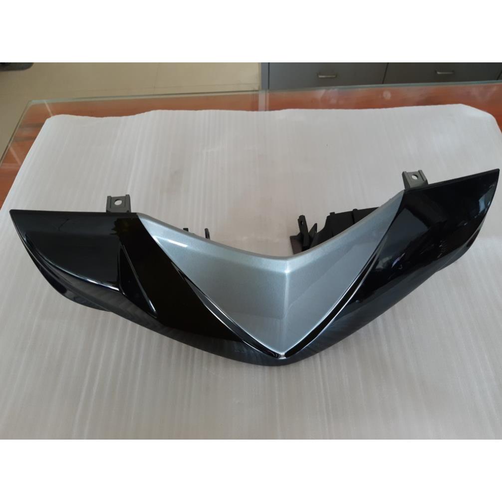 Ốp đầu trước (Nắp trước tay lái) Mio Ultimo - Maximo đen - ghi xám