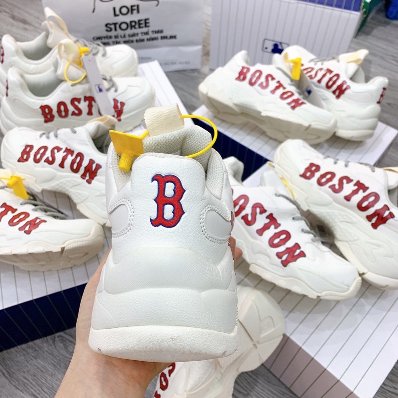 MLB Boston – Giày Thể Thao Nam Nữ mlb Boston IN 3D Đế Độn [Freeship-Bảo Hành 1 Năm] – Giày Boston